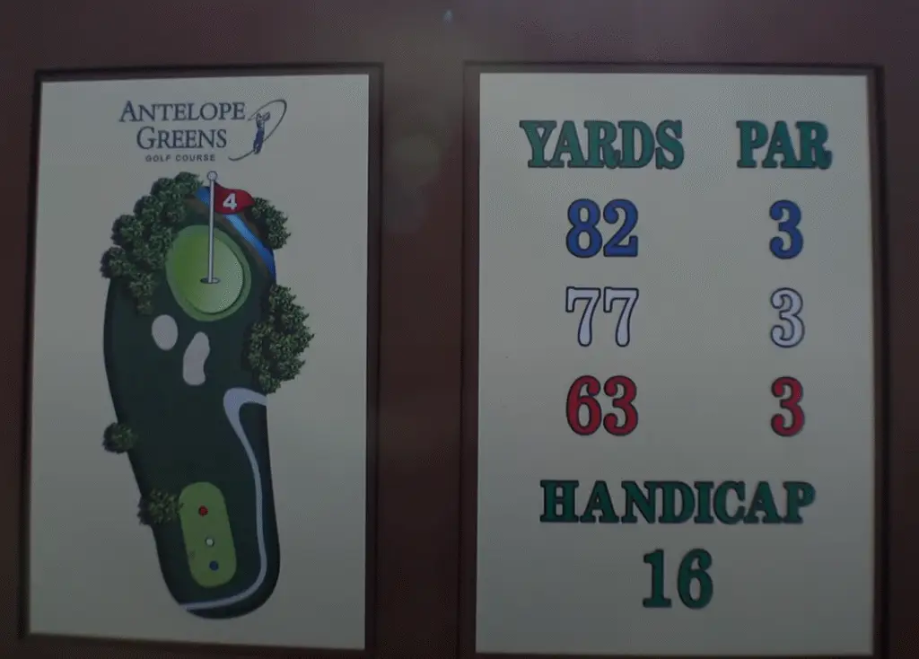 Antelope Greens Golf Course Photo Hole 4